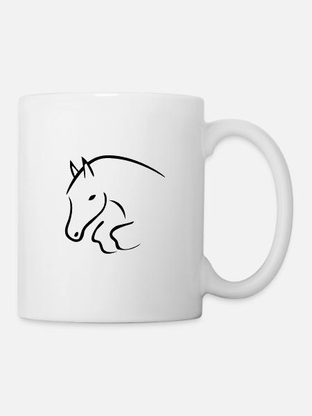 Springpferd - Mug - white