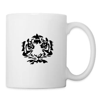 Tiger - Tasse - Weiß - Rechts