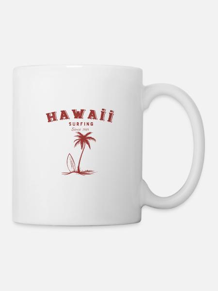 Hawaii Surving Since 1989 - Tasse - Weiß