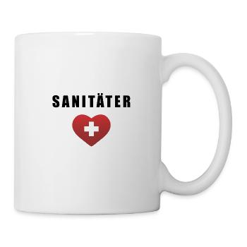 Sanitäter - Tasse - Weiß - Rechts