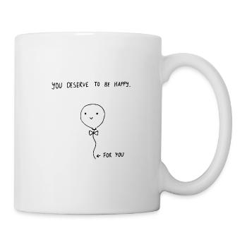 Partenaire d'amitié - Mug blanc - blanc - Droite