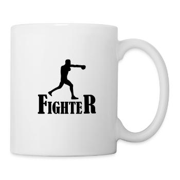 fighter boxer - Mug - white - Right