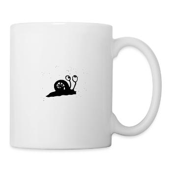 Funny animals snail - Mug - white - Right