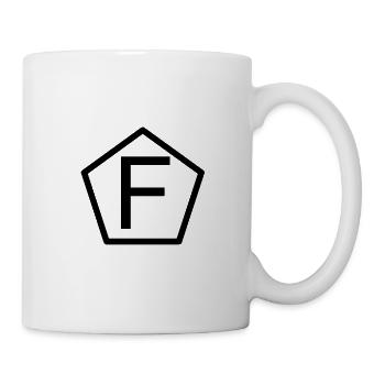 F im Fuenfeck - Tasse - Weiß - Rechts