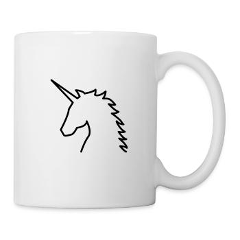 Einhorn - Tasse - Weiß - Rechts