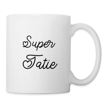 T shirt super Tatie cadeau anniversaire - Mug blanc - blanc - Droite