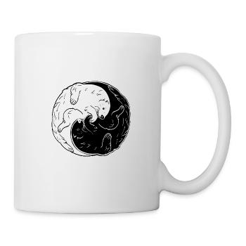 Otter ying yang symbol - Mug - white - Right