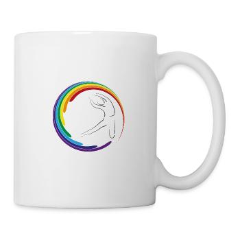 Yoga Baum und Chakren - Tasse - Weiß - Rechts