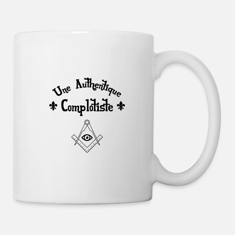Une Authentique Complotiste - Mug blanc - blanc