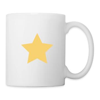 Pluto - star yellow - Tasse - Weiß - Rechts