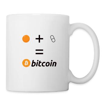 Bitcoin Shilling Orange Pilled Investor HODL - Mug - white - Right