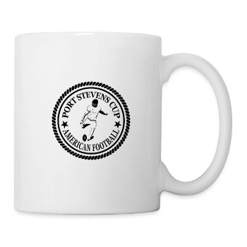 American Football - Tasse - Weiß - Rechts