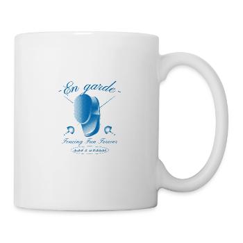 Fechten - Tasse - Weiß - Rechts