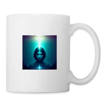 Lumière Frontale Éthérée - Mug blanc - blanc - Droite