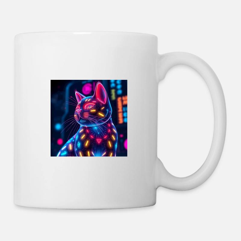 Katze - Tasse - Weiß