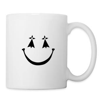 smiley breton1 Hermelin - Tasse - Weiß - Rechts