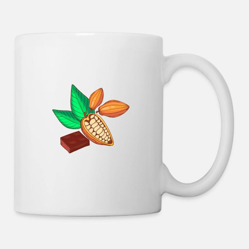 Cacao chocolat cacao fève de cacao - Mug blanc - blanc