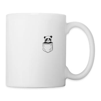 For Panda Fans Cool Big Panda Bear In Bag - Mug - white - Right