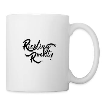 Riesling Rockt - Tasse - Weiß - Rechts
