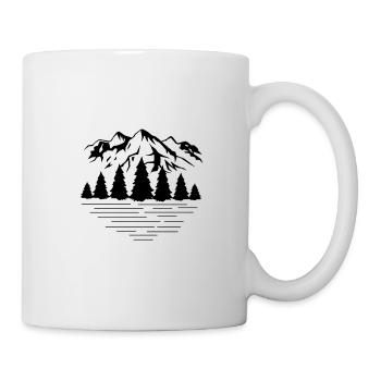 mountains - Mug - white - Right