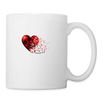 Heart broken - Mug - white - Right