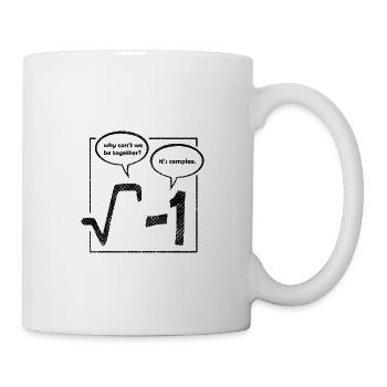 why can't we be together (Mathe) - Tasse - Weiß - Rechts