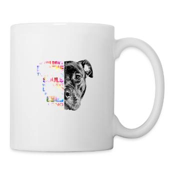 I Love My Pitbull Woman Love Her Pitbull Gift - Mug - white - Right