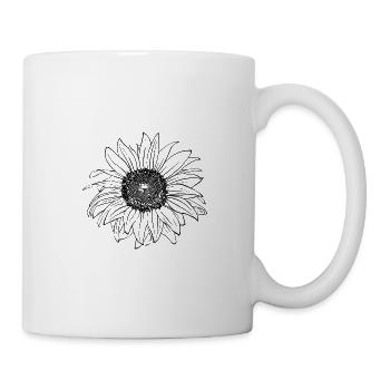 Tournesol - Mug blanc - blanc - Droite