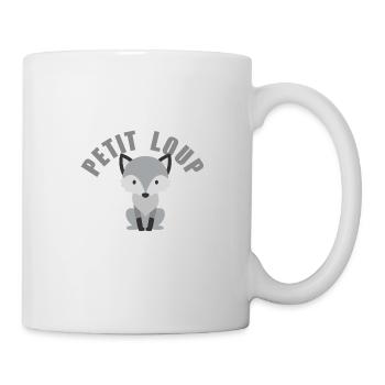 Petit loup - Mug blanc - blanc - Droite