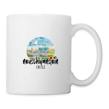 Bayern Tourismus Schloss Neuschwanstein Kultur - Tasse - Weiß - Rechts
