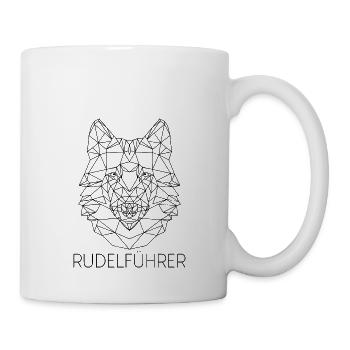 Rudelführer - JGA Junggesellenabschied Wolf Team - Tasse - Weiß - Rechts