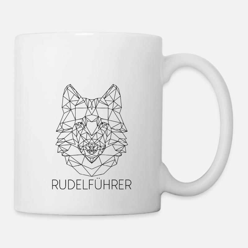 Rudelführer - JGA Junggesellenabschied Wolf Team - Tasse - Weiß