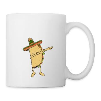 Dabbing Taco - Dab Dance Tacos Cuisine mexicaine - Mug blanc - blanc - Droite