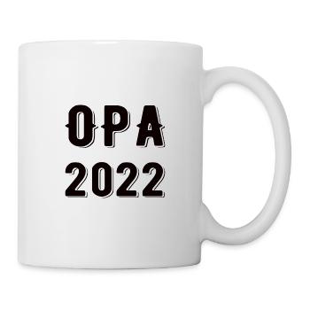 Opa 2022 - Werdende Opa - Tasse - Weiß - Rechts