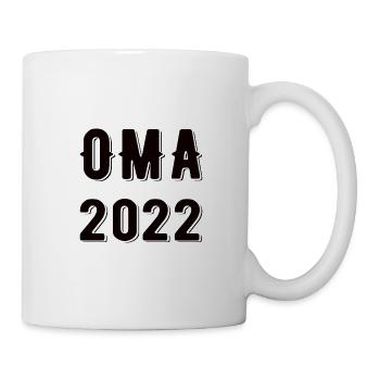 Oma 2022 - Werdende Oma - Tasse - Weiß - Rechts