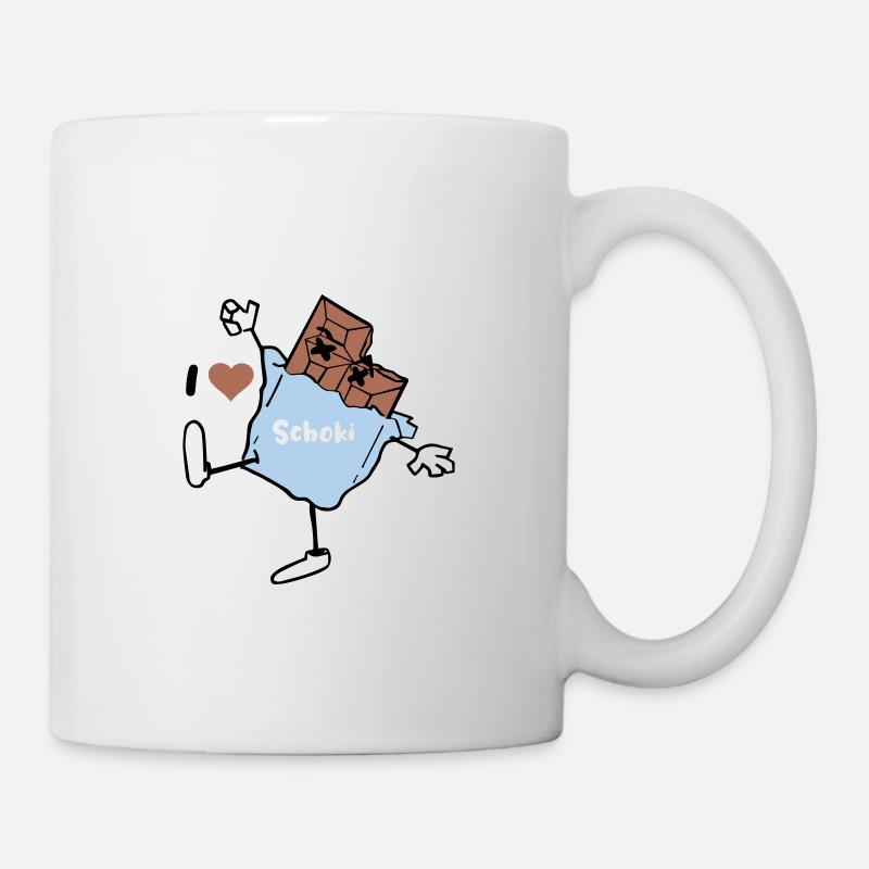 Schoki - Tasse - Weiß