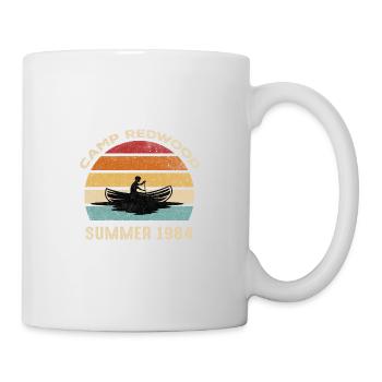 Distressed Retro Vintage Camp Redwood 1984 - Mug - white - Right