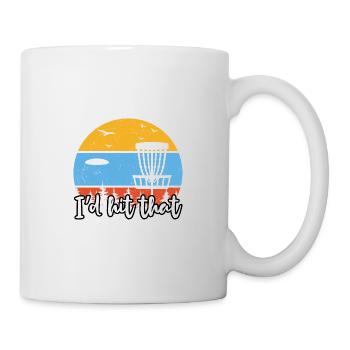 Lustiges Zitat Ich habe diesen Discgolf, Discgolfs - Tasse - Weiß - Rechts