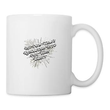 C’est la résolution, pas trente drôles de bonheur - Mug blanc - blanc - Droite
