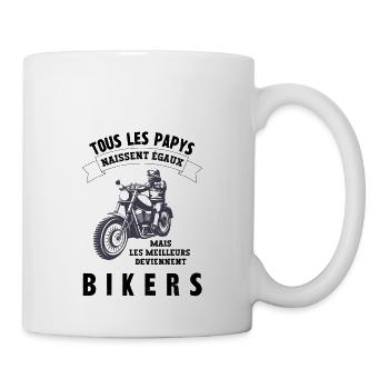 tous les pays naissent égaux - Mug blanc - blanc - Droite