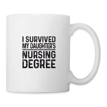 I graduated from nursing school - Mug - white - Right