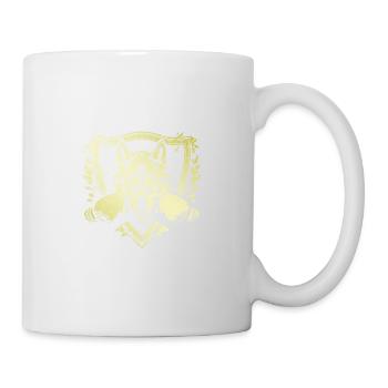 Boxer loup - Mug blanc - blanc - Droite