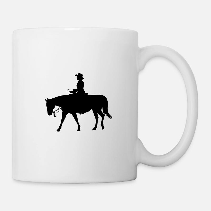 Western-Lady-Bosal - Tasse - Weiß