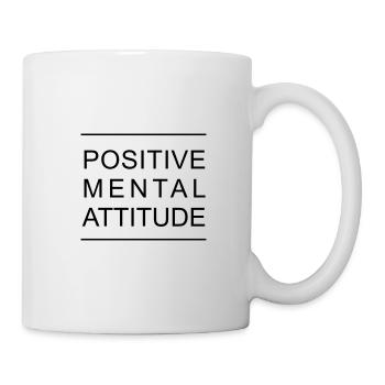 POUVOIR MENTAL POSITIF - Mug blanc - blanc - Droite
