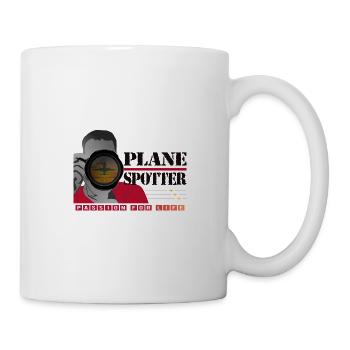 Plane Spotter - Passion for Life - White - Tasse - Weiß - Rechts