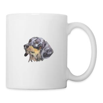 Teckel - Mug blanc - blanc - Droite
