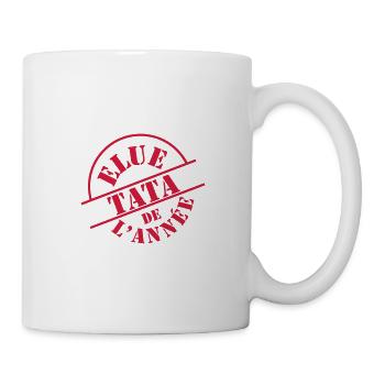 Elue Tata de l'année - Mug blanc - blanc - Droite