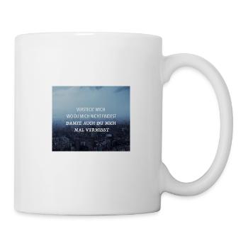 Ich will nur - Philipp Poisel - Tasse - Weiß - Rechts