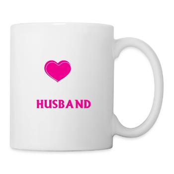 I love my crazy husband, marrying the couple. - Mug - white - Right