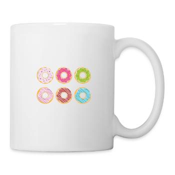 Donuts, ich habe sie geleckt, sie sind meine, ziti - Tasse - Weiß - Rechts